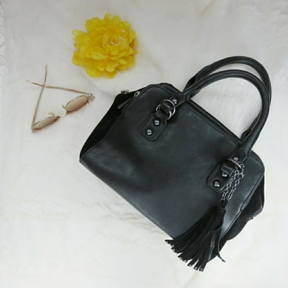 French Connection Handbags - Vegan Suede Mini Satchel Event Wedding LBB Bag